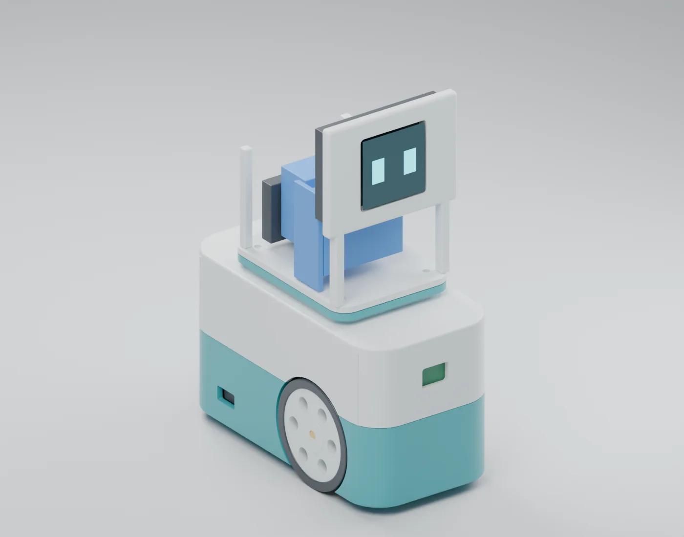 Base with a removable generic upper display and servo carrier